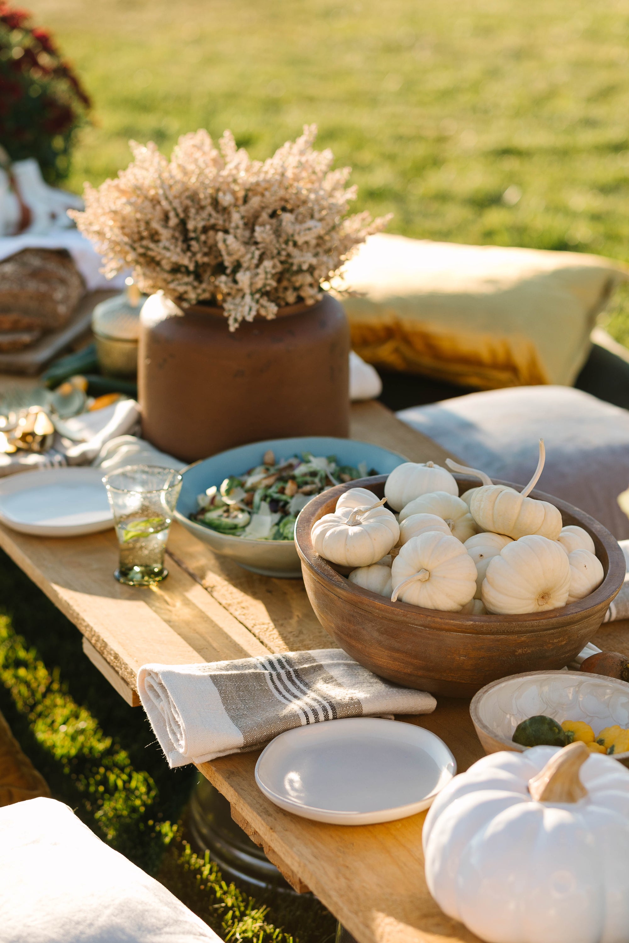 Thanksgiving Centerpiece with Huckleberry Lane Flower Farm