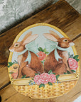 Die-cut Bunny Basket Placemat
