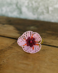 Beaded Flower Napkin Ring Lilac