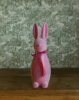 Flocked Sitting Bunny Lg 20"