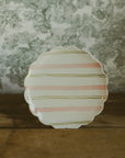 Hand-Painted Scalloped Plate