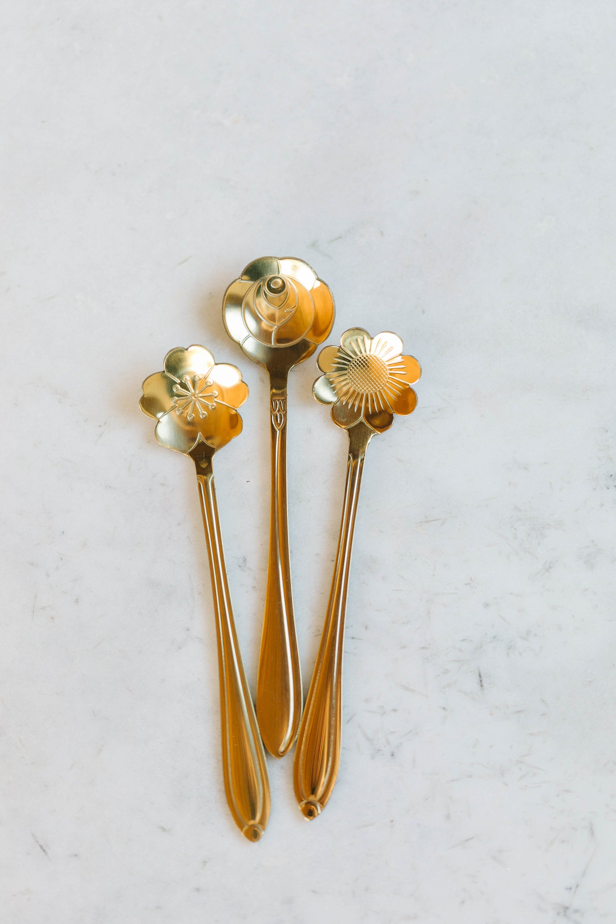 Short Flower Spoon Set