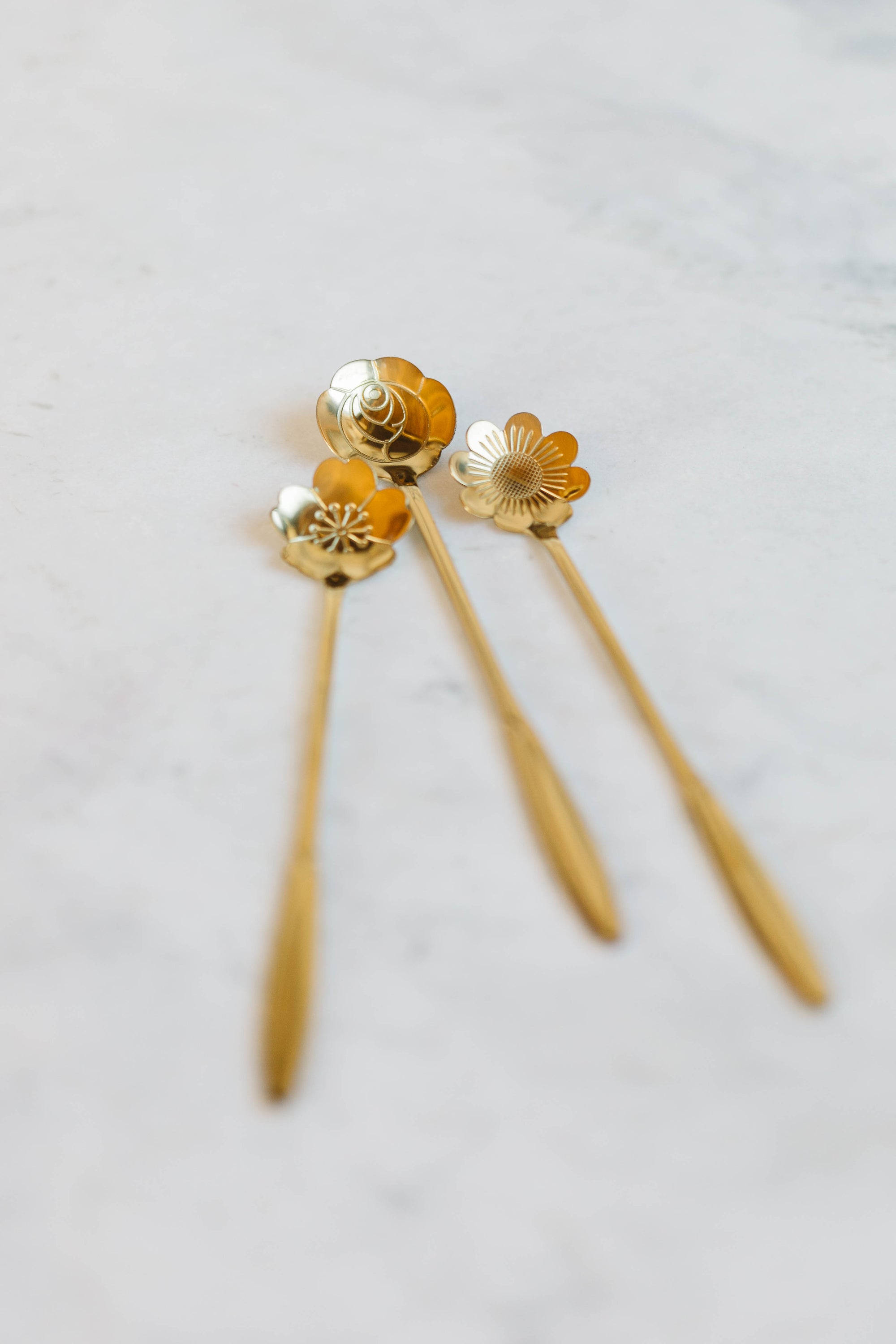 Short Flower Spoon Set