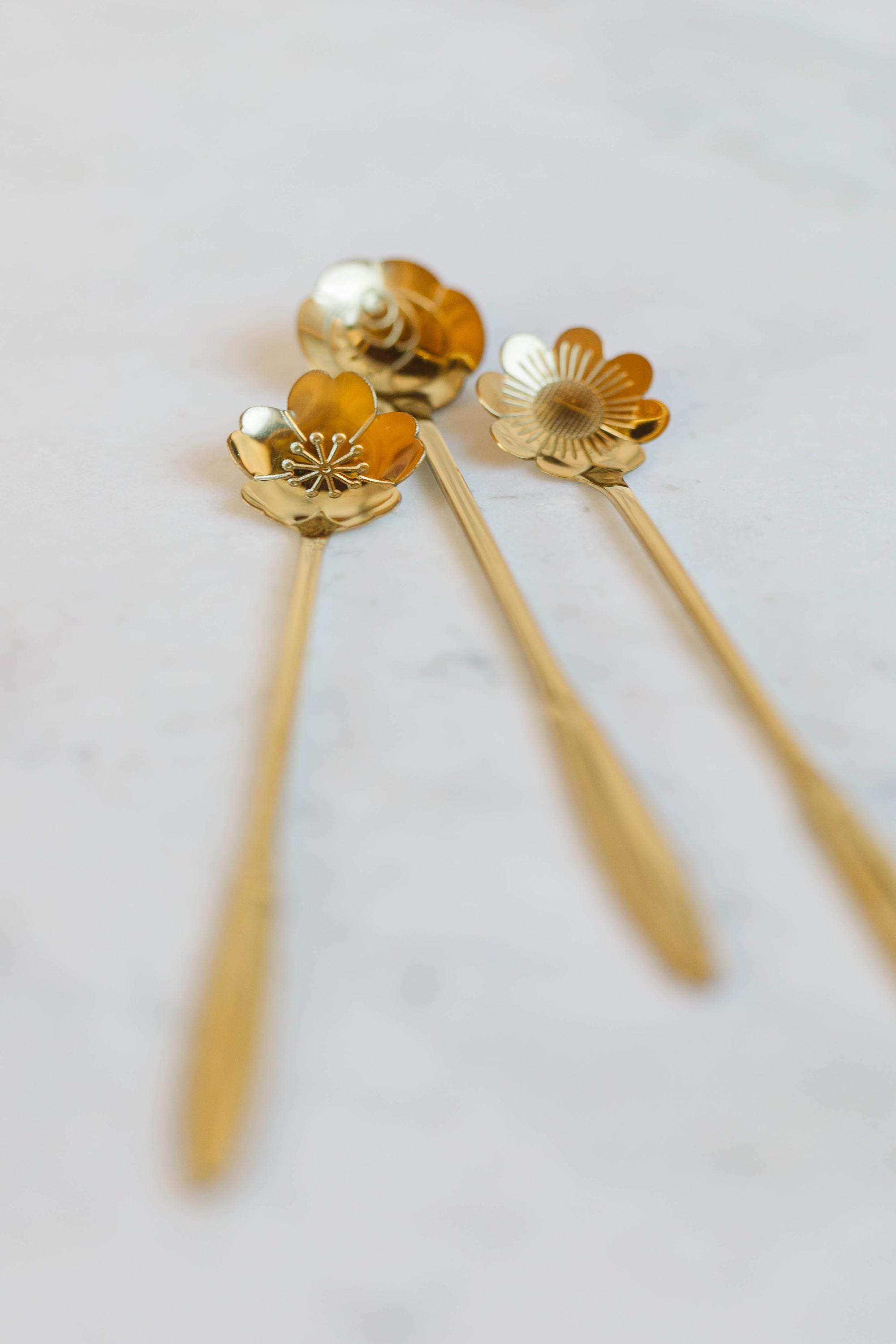 Short Flower Spoon Set