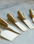 6 Piece Gold Charcuterie Set