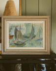 "Sailboats in Morning Mist"