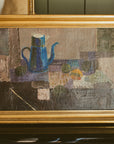 Modernist Still Life with Blue Pitcher