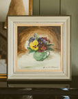 "Pansies in a Green Pitcher"