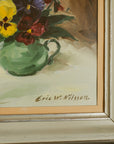 "Pansies in a Green Pitcher"
