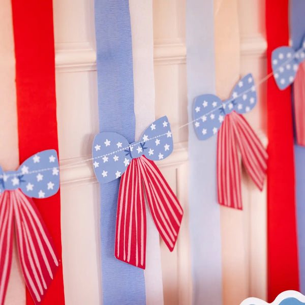 Stars and Stripes Bow Banner