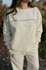 Embroidered Dainty Pear Co. Crewneck
