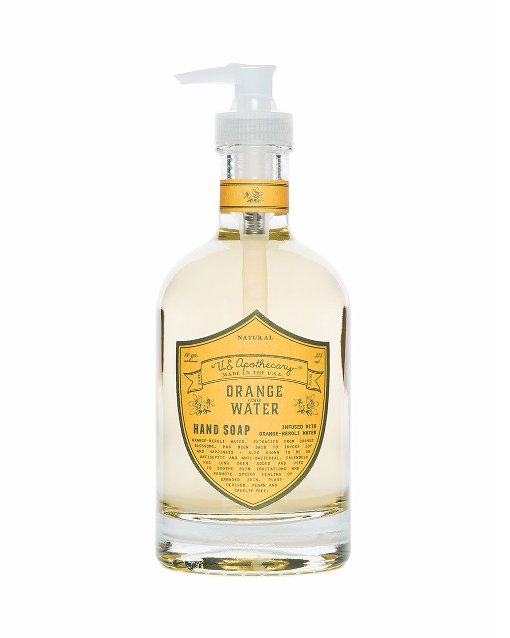 US Apothecary Orange Water Hand & Body Soap