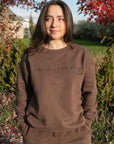 Embroidered Dainty Pear Co. Crewneck