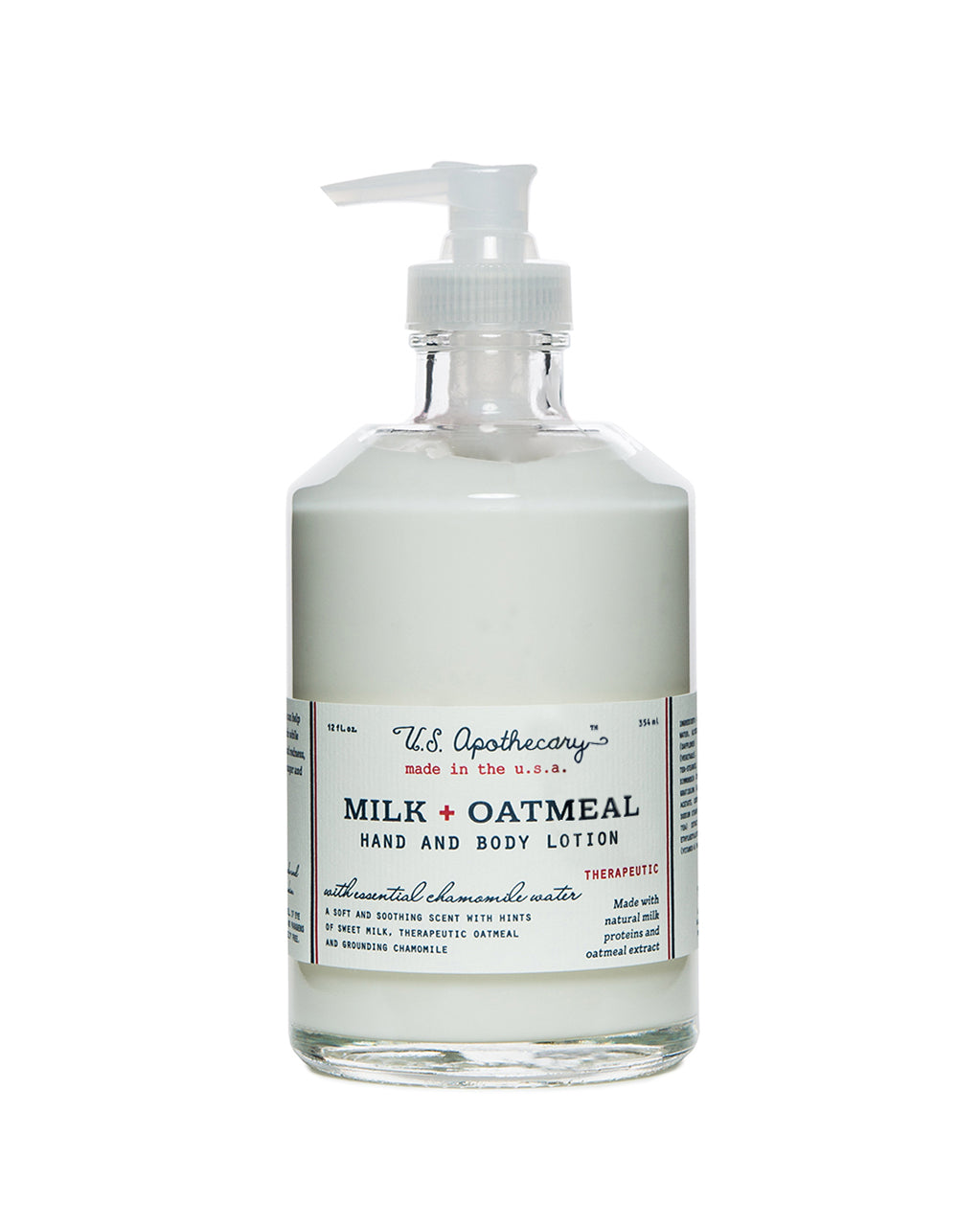 Milk + Oatmeal Hand &amp; Body Lotion bottle