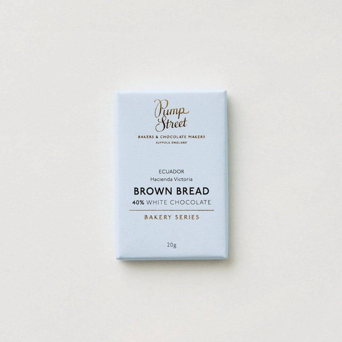 Pump Street Brown Bread 40% mini chocolate bar, 20g