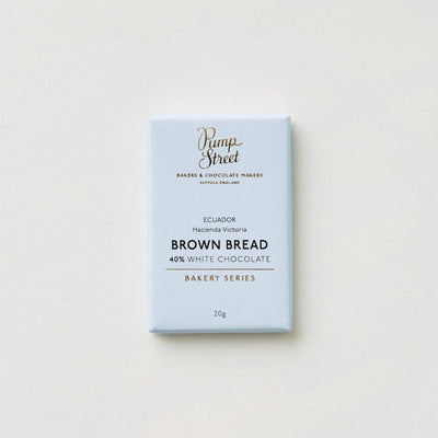 Pump Street Brown Bread 40% mini chocolate bar, 20g