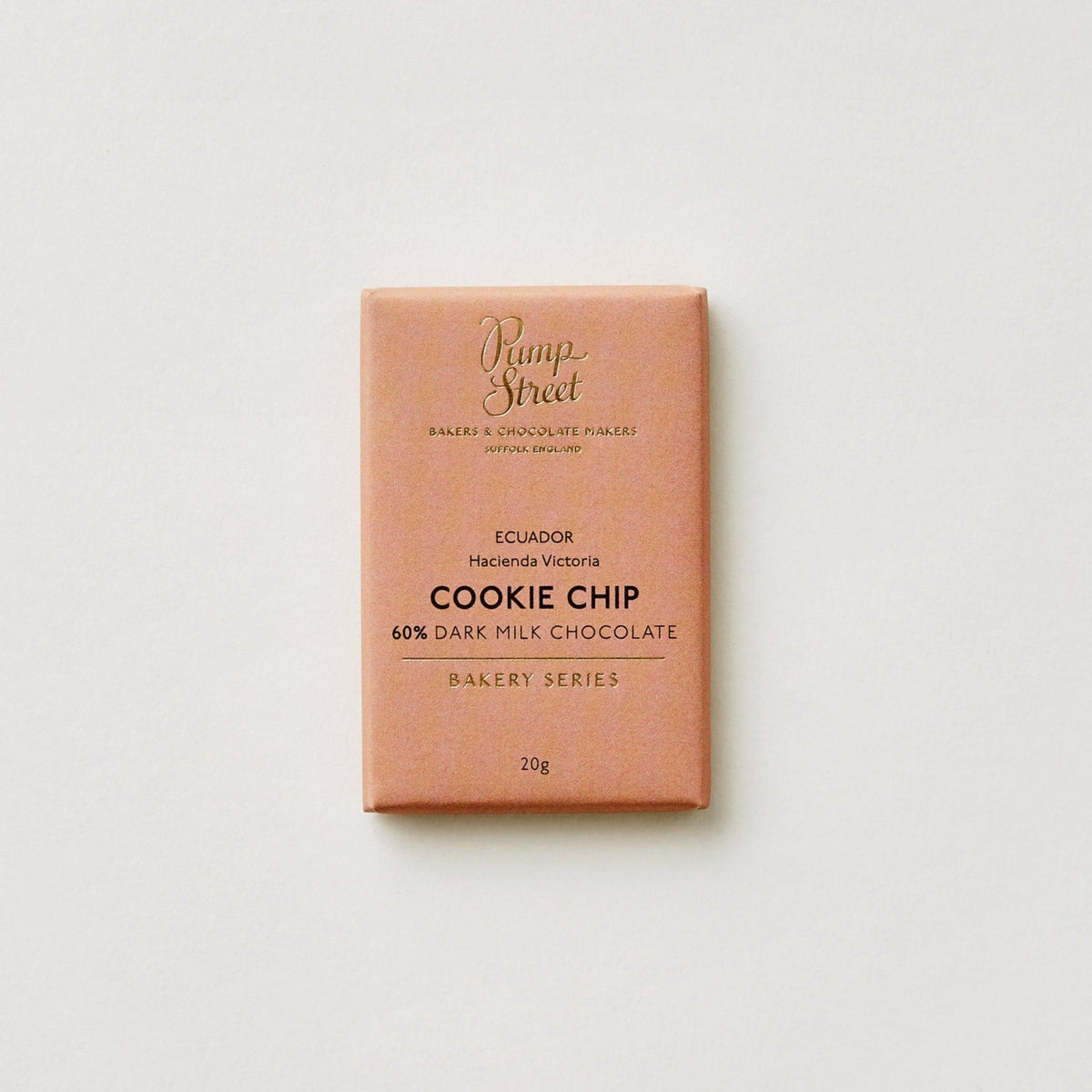 Pump Street Cookie Chip 60% mini chocolate bar, 20g