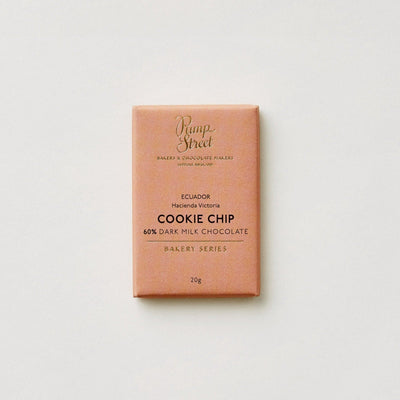 Pump Street Cookie Chip 60% mini chocolate bar, 20g