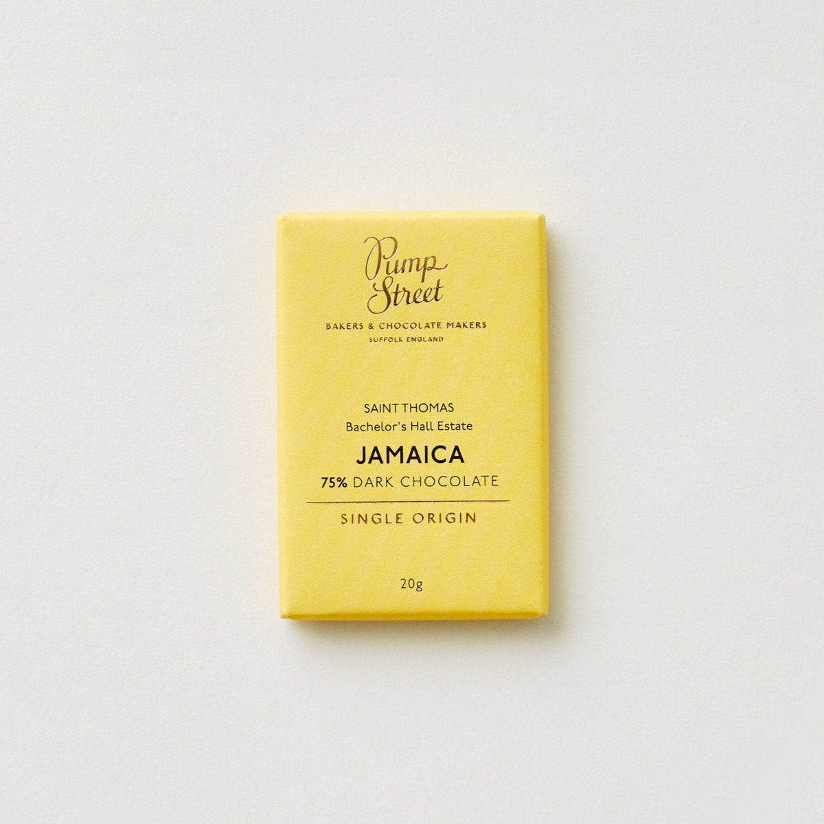 Pump Street Jamaica 75% mini chocolate bar, 20g