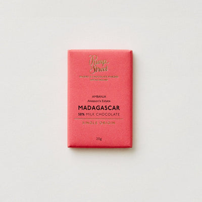 Pump Street Madagascar Milk 58% mini chocolate bar, 20g