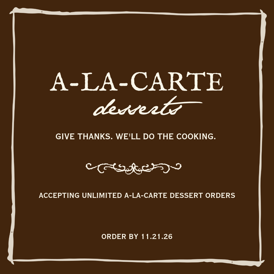 Thanksgiving Desserts (À La Carte)