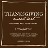 Thanksgiving Dinner Meal Kits
