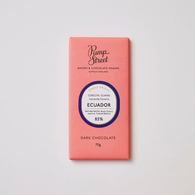 Pump Street Ecuador 85% chocolate bar, 70g