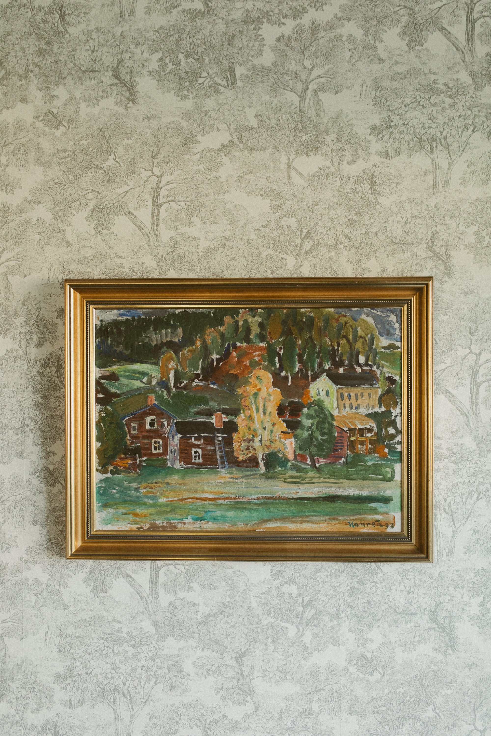 "Bondgård, Resele" ("Farmhouse in Resele")
