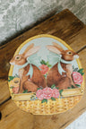 Die-cut Bunny Basket Placemat