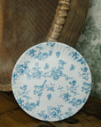 Pictorial Blue and White Paper" Plate, 9"