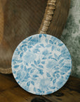 Pictorial Blue and White Paper" Plate, 9"