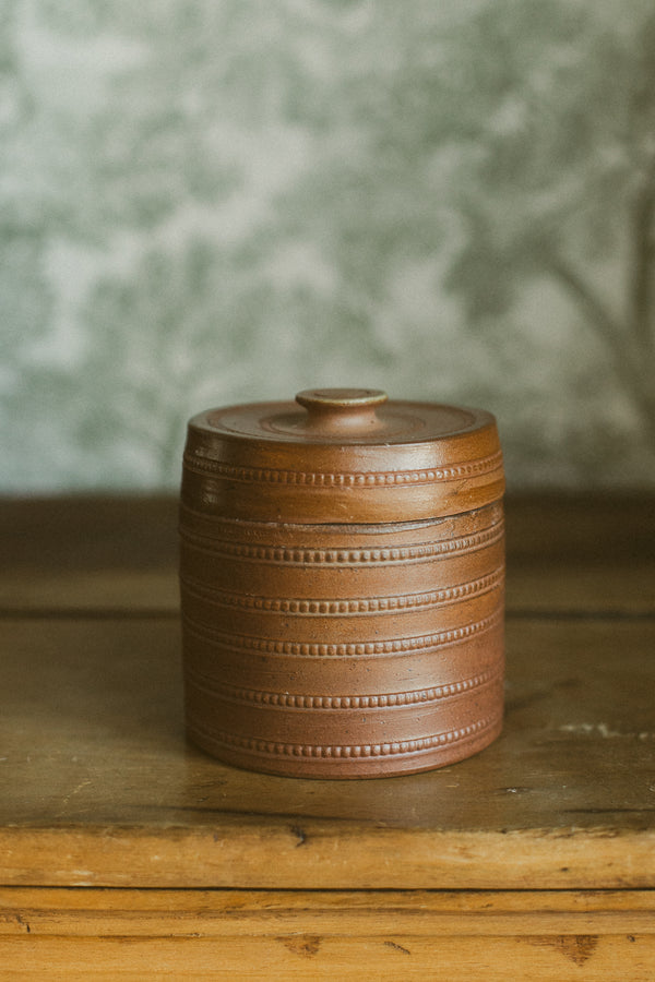 Covered Engraved Dish