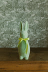 Flocked Sitting Bunny Lg 20"