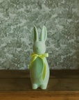 Flocked Sitting Bunny Lg 20"