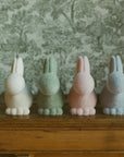 Pastel Seated Bunny w/Pom Pom Tail
