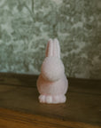 Pastel Seated Bunny w/Pom Pom Tail