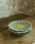 Stoneware Flower Shaped Plate
