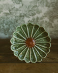 Stoneware Flower Shaped Plate