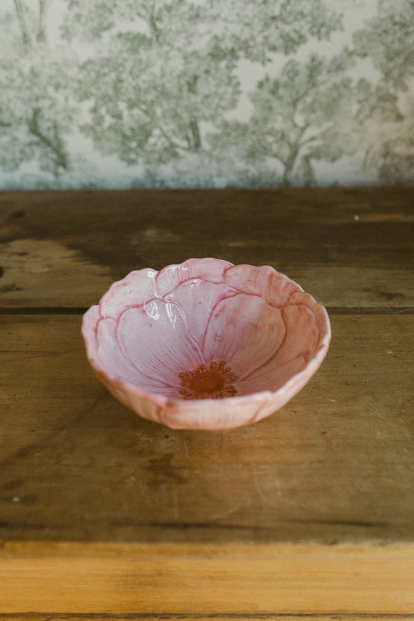 Pink Floral Bowls