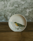 Stoneware Dish w/ Bird on Branch