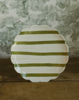 Hand-Painted Scalloped Plate