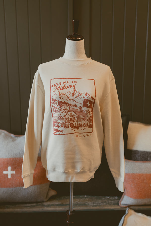 Take Me to Midway Unisex Crewneck