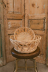 French Antique Style Basket Round