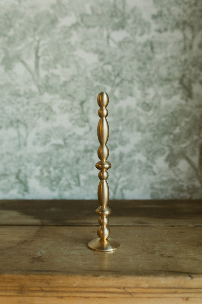 Candle holders in brass Victoria - LARGE