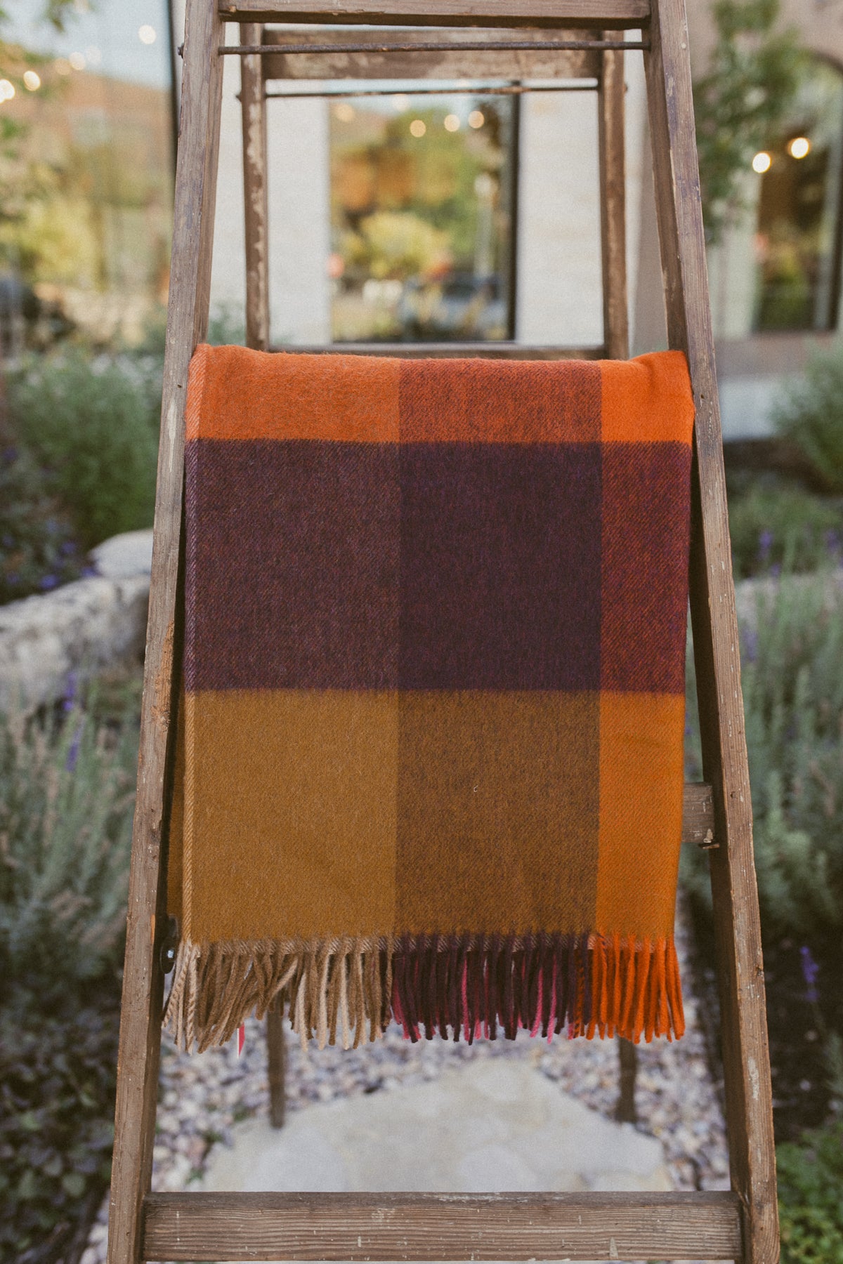 Southampton Home Merino Wool Throw – Block Bold | UK Made