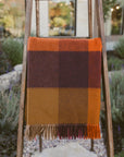 Southampton Home Merino Wool Throw – Block Bold | UK Made
