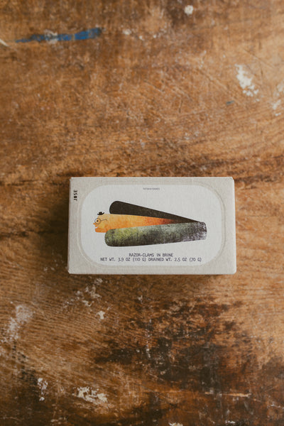 Jose Gourmet Razor Clams in Brine 6/8, 110g