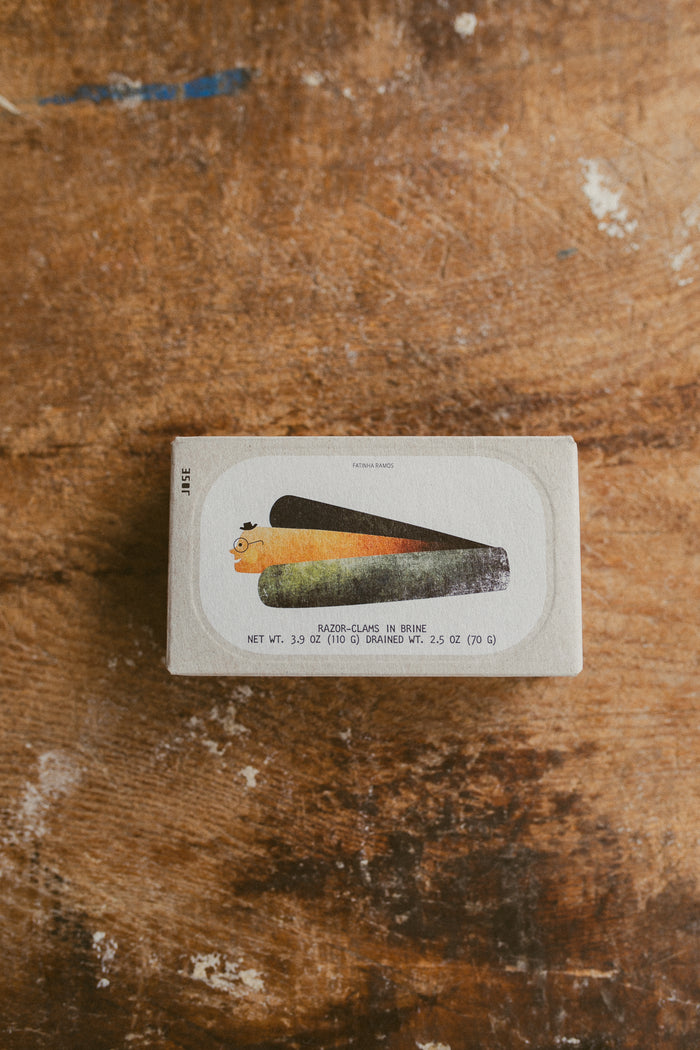 Jose Gourmet Razor Clams in Brine 6/8, 110g