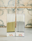 Gold & Silver Dipped Candles