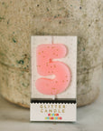 Rainbow Number Birthday Candles